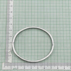 Stainless Steel Enamel Bracelet Bangle Kada For Women Silver Bulk