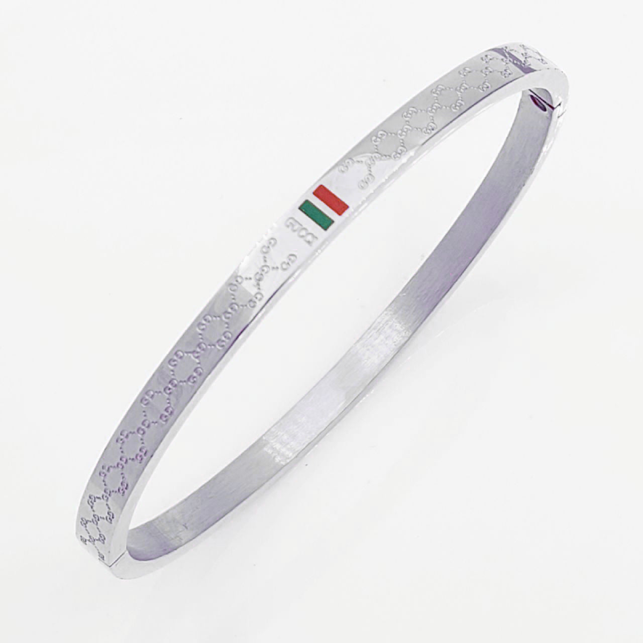 Stainless Steel Enamel Bracelet Bangle Kada For Women Silver Bulk
