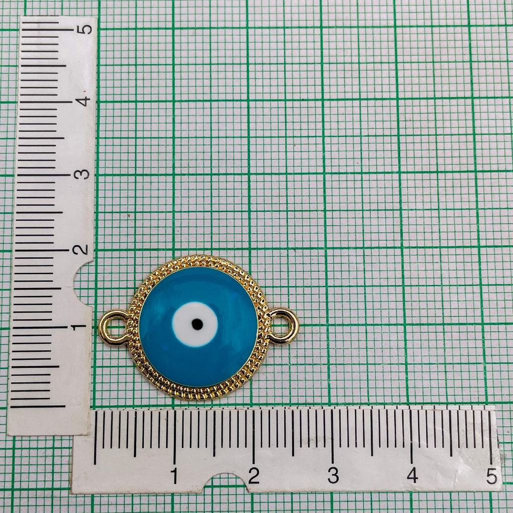 Alloy Enamel Evil Eye Charm For Women Blue Bulk