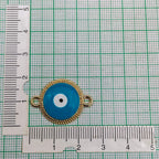 Alloy Enamel Evil Eye Charm For Women Blue Bulk