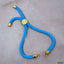 Sky Blue Gold Thread Extender Accessory Diy 9" Bracelet Bulk