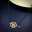 Evil Eye Ek Onkar Copper Gold Black Bead Enamel Neck Mangalsutra Bulk