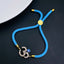 Copper Om Aum Evil Eye Cubic Zirconia 18K Gold Thread Bracelet Bulk