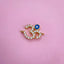 Copper Gold Aum Om Evil Eye Cubic Zirconia Charm Accessories Bulk