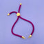 Purple Gold Thread Adjustable Extender Accessory Diy 9" Bracelet Bulk