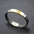 Customized Personalised Letter Engraved Id Wrist Band Bracelet Bulk