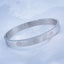 Stainless Steel Flower Engrave Silver Openable Bangle Kada Men Bulk