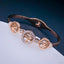 Tree Of Life 18K Rose Gold Stainless Steel Openable Kada Bracelet Bulk