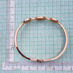 Tree Of Life 18K Rose Gold Stainless Steel Openable Kada Bracelet Bulk