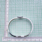 Evil Eye Mother Of Pearl Silver Stainless Steel Openable Kada Bulk