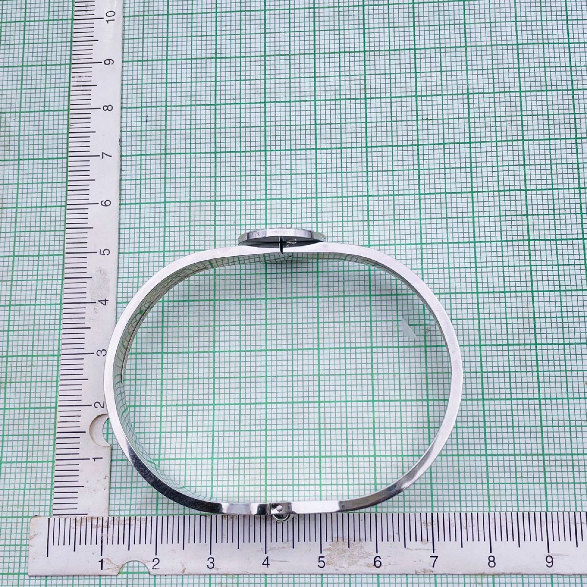 Evil Eye Mother Of Pearl Silver Stainless Steel Openable Kada Bulk