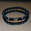 Evil Eye Natural Black Lava Crystal Beads Adjustable Bracelet Bulk
