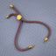 English Beige Gold Thread Extender Accessory Diy 9 Bracelet Bulk