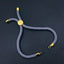 English Grey Gold Thread Extender Accessory Diy 9 Bracelet Bulk