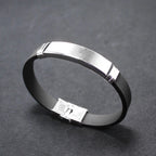 Customized Personalised Letter Engraved Id Wrist Band Bracelet Bulk