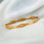 Wave Rose Gold CZ Stainless Steel Openable Bangle Kada Bulk