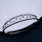 Celstra Cubic Zirconia 18K Gold Stainless Steel Openable Kada Bulk