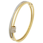 Eternity Rings Celstra CZ 18K Gold Stainless Steel Openable Kada Bulk