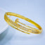 Double Layer Screw Nail CZ 18K Gold Copper Openable Kada Bangle Bulk