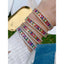 Criss Cross Rainbow Multi Color 18K Gold Cuff Kada Bracelet Women Bulk