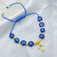 Evil Eye Hamsa Gold Copper Beads Adjustable Thread Bracelet Girls Bulk