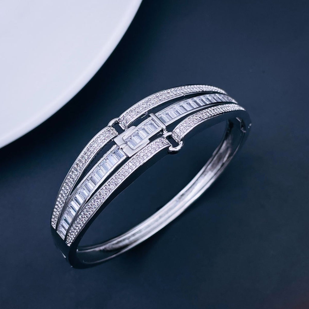 Belt Buckle Rainbow Multi Color 18K Gold Openable Kada Bangle Bulk