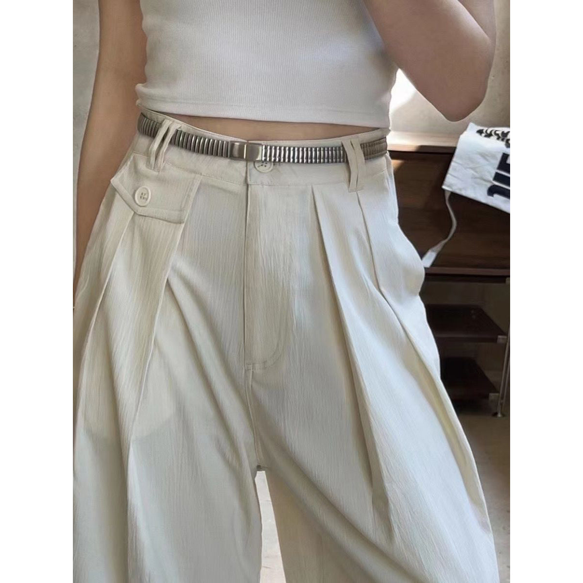 Stainless Steel Silver Belt Adjustable Waist Belt for Women 60Cm Bulk Secondary image