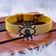 Evil Eye 10Mm 18K Gold Stainless Steel Mesh Strap Belt Bracelet Bulk