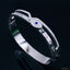 Evil Eye Silver Stainless Steel Openable Kada Bracelet For Women Bulk