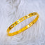 Roman Number 18K Gold Anti Tarnish Stainless Steel Openable Kada Bulk