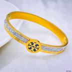 Broad Tony CZ Gold Anti Tarnish Stainless Steel Openable Kada Bulk