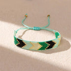 Black Blue White Arrows Handmade Beads Adjustable Bracelet Men Bulk