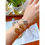 Love Flower Clover Glossy Gold Anti Tarnish Cuff Kada Bracelet Bulk