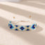 Blue White Sequence Handcrafted Beads Adjustable Bracelet Women Bulk