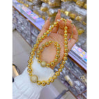 Glossy Beads Ball Cubic Zirconia Anti Tarnish Bracelet For Women Bulk