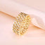 Dual Curb Chain 18K Gold Anti Tarnish Bracelet Kada For Women Bulk