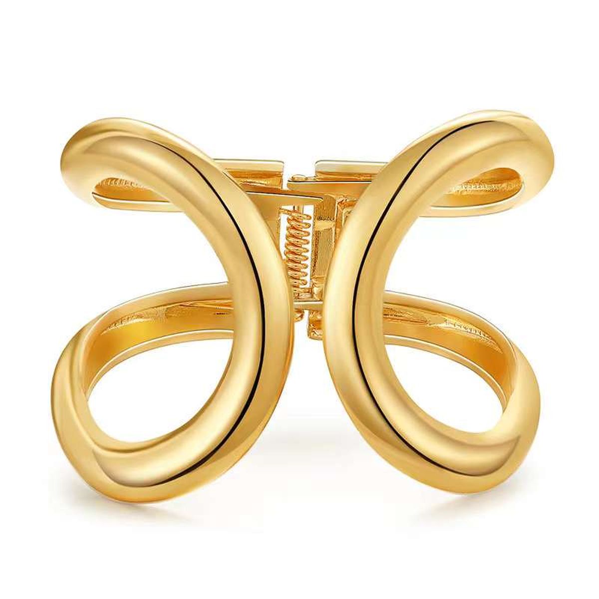 Double U 18K Gold Anti Tarnish Bracelet Kada Cuff For Women Bulk Main image