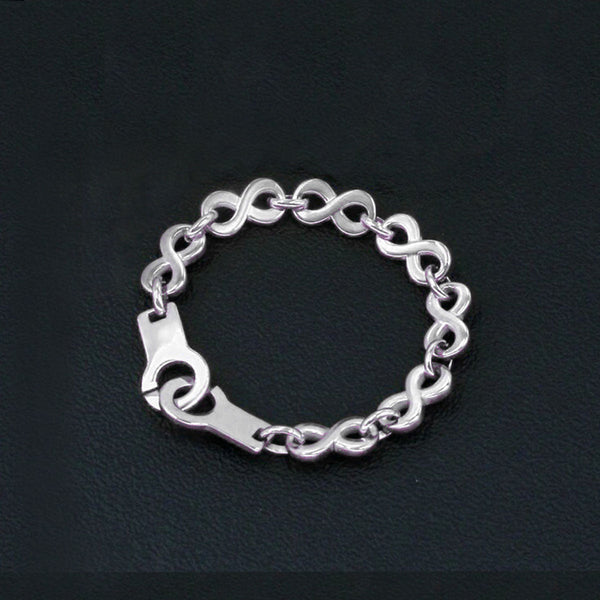 Handcuff Infinity 18K Gold Stainless Steel Anti Tarnish Chain Bracelet For Women Secondary image