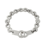 Handcuff Infinity 18K Gold Stainless Steel Anti Tarnish Chain Bracelet For Women