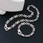 Handcuff Infinity 18K Gold Stainless Steel Anti Tarnish Chain Bracelet For Women