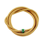 Layered Snake White 18K Gold Stainless Steel Anti Tarnish Layer Bracelet For Women
