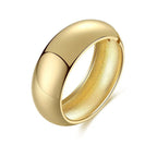 Oval 18K Gold Anti Tarnish Openable Bracelet Kada For Women Bulk