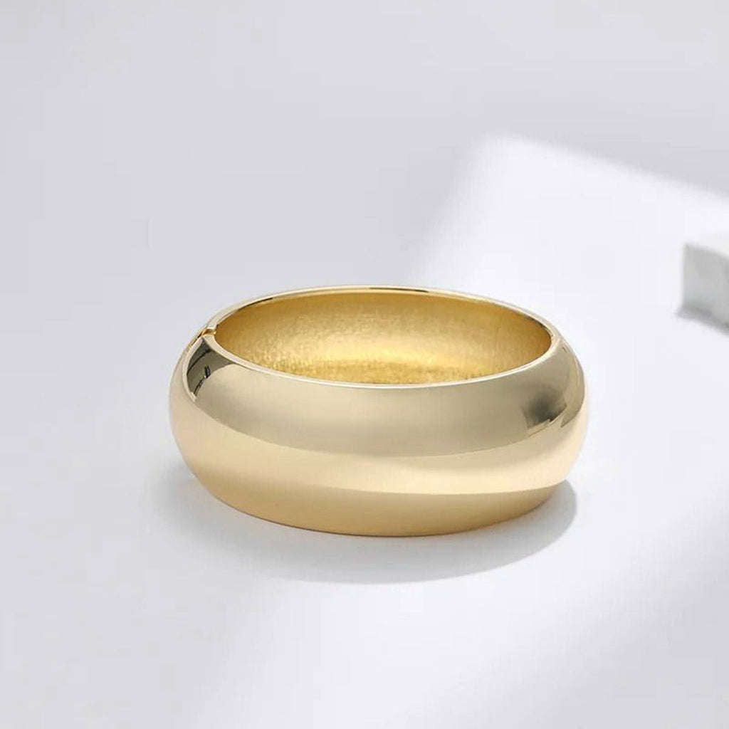Oval 18K Gold Anti Tarnish Openable Bracelet Kada For Women Bulk