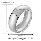 Oval 18K Gold Anti Tarnish Openable Bracelet Kada For Women Bulk