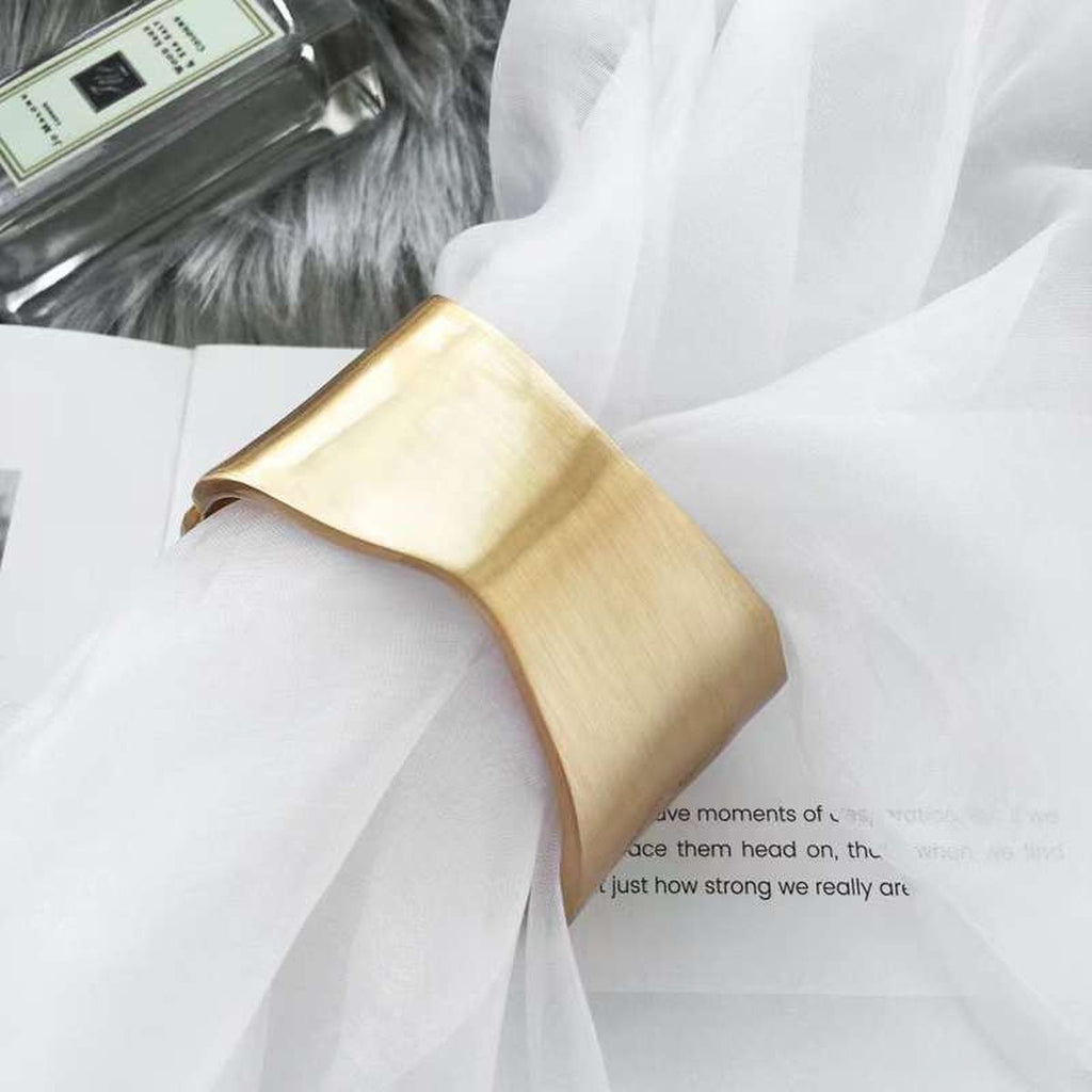 18K Gold Anti Tarnish Openable Bracelet Kada For Women Bulk