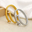 Snake CZ 18K Gold Anti Tarnish Stainless Steel Bracelet Kada Bulk