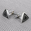 Triangle Black Cufflinks In Box Bulk