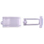 Cylinder Silver Matte Cufflinks In Box Bulk