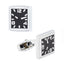 Square Black Clock Watch Cufflinks In Box Bulk