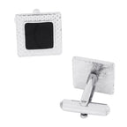 Square Black Economy Cufflinks In Box Bulk